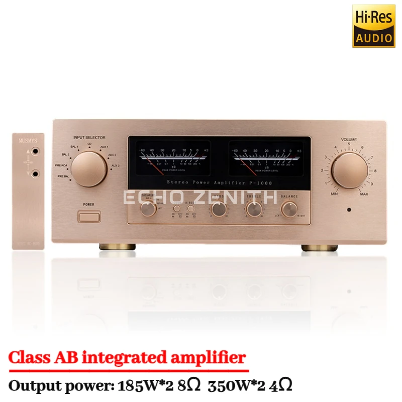 Reference Accuphase P1000 Hochleistungsverstärker der Klasse AB mit Bass- und Höhenanpassung, Fernbedienung und integriertem HiFi-Verstärker Image