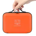 Custodia da viaggio rigida in pelle PU Custodia rigida resistente alle cadute Custodia da trasporto per accessori per controller droni DJI NEO