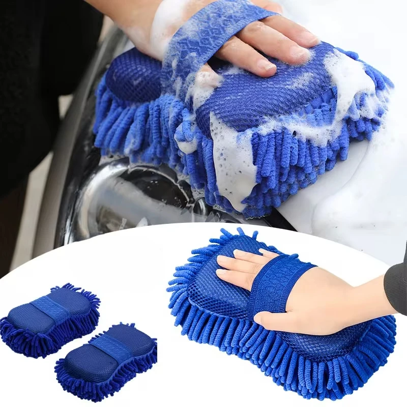 Korallen Schwamm Auto Waschmaschine Schwamm Auto Pflege Detaillierung Pinsel Waschen Handtuch Autocleaning Werkzeug Auto Zubehör Image