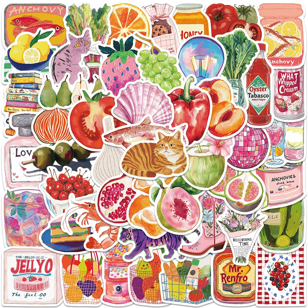 10/30/50 stücke Mittelmeer Ästhetische Graffiti Aufkleber Aufkleber Wasserdicht DIY Schreibwaren Scrapbooking Tagebuch Nette Artsy Aufkleber Image