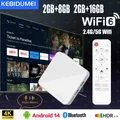 H96 MAX Smart TV Box H313 Android TV Box WIFI6 4K 2GB 8GB 16GB Lettore multimediale HD Android 14 WiFi BT Quad Core Set video Top TV Box