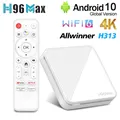 H96 MAX H313 IPTV Smart TV Box TVBox 2GB 16GB Dual Wifi6 BT 4K HD Android 14 Google Assistente vocale Lettore multimediale