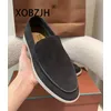 Männer Mokassins Sommer Spaziergang Charms Slip auf Loafers Schuhe 2024 Turnschuhe Wildleder Leder Männer Bequem Wohnungen Hohe Qualität Größe 46
