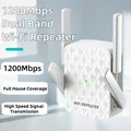 Ripetitore WiFi 1200Mbps 5Ghz Amplificatore WiFi Dual Band Amplificatore segnale Wi-Fi 2.4G e 5GHz Interfaccia di rete a lungo raggio