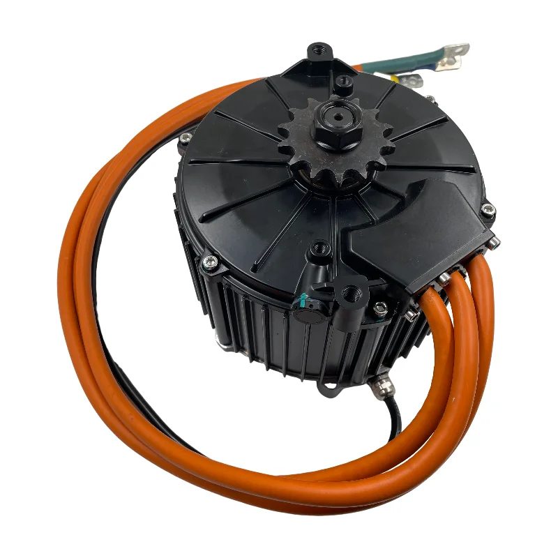 QSMOTOR 165 50H 10KW PMSM Mittelantriebsmotor für elektrische Dirt Bike E-Kart Image