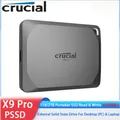 Crucial X9 Pro 1TB 2TB SSD portatile 3.2 USB-C Fino a 1050 MB/s Lettura e scrittura PSSD Memorizzazione unità a stato solido esterna per PC e Mac