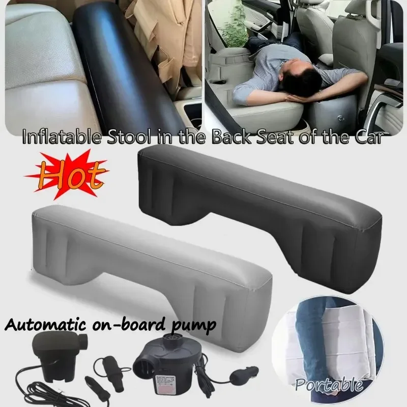 Auto Reise Aufblasbare Matratze Luft Bett Rücksitz Zubehör Hinten Clearance Pad Lücke Polsterung Fern Auto Camping Artefakt Image