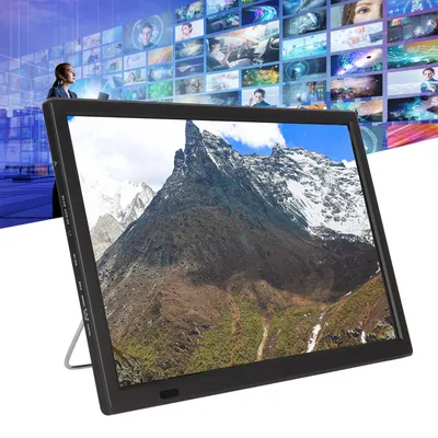 16 Zoll tragbare LED-Fernseher 1080p atsc hoch empfindliche Breitbild-USB-Digital-Tuner AV-In-Out-Digital-TV 16 Zoll tragbare LED-TV
