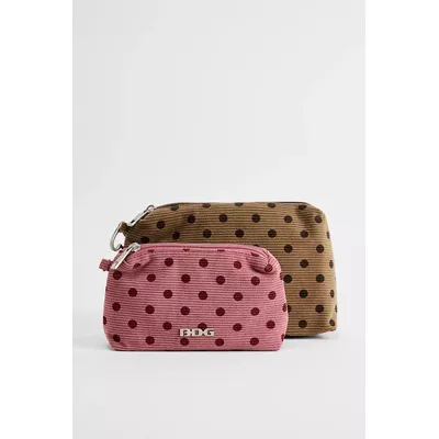 BDG Spot Corduroy Makeup Bags 2-Pack ALL at Urban Outfitters