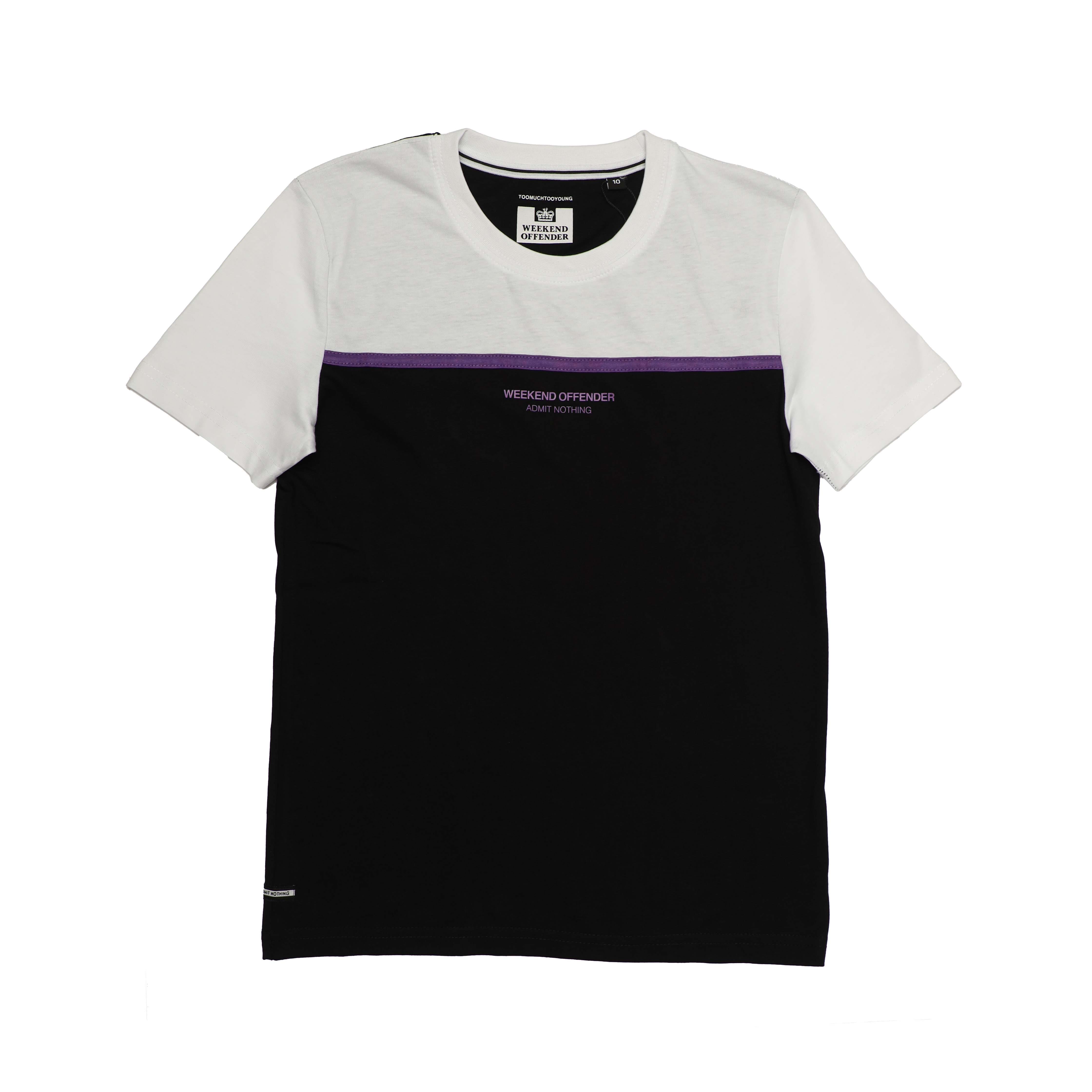 Weekend Offender Boys Boy's Junior Studio 54 T-shirt in Black Cotton - Size 6Y | Weekend Offender Sale | Discount Designer Brands