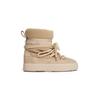 Schnürboots TOMMY HILFIGER "TOMMYTECH LOGOTAPE SNOWBOOT WARM", Damen, Gr. 37, braun (hellbraun), Textil, Veloursleder, modisch, Schuhe, Plateau, Schnürboots, Outdoorschuh, Textilband mit Logoschriftzug
