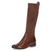 Stiefel CAPRICE, Damen, Gr. 37,5, XS-Schaft, braun (cognac), Textil, Leder, elegant, Schuhe, Blockabsatz, Langschaftstiefel, Businessstiefel, bequeme Weite, Topseller