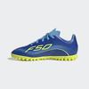 Fußballschuh ADIDAS PERFORMANCE "F50 MESSI CLUB KUNSTRASEN E KINDER", Gr. 31, royal blau, solar gelb, semi blau burst, Synthetik, sportlich, Schuhe, geeignet für harte Untergründe Asche und Kunstrasen