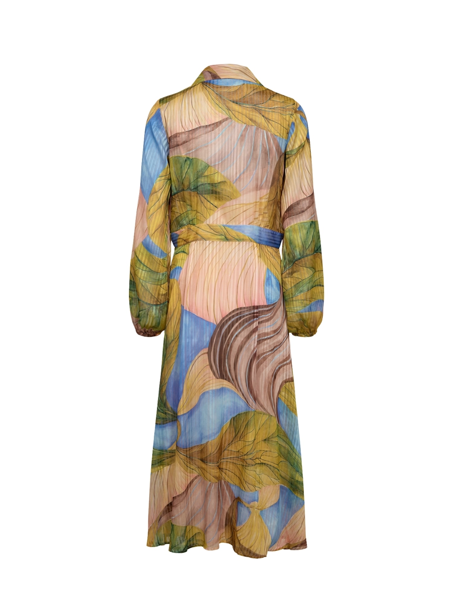 Jerseykleid NÜMPH "Nümph Dress NUKAYA", Damen, Gr. 40, aquarius, Obermaterial: 100% Polyester, Kleider Image