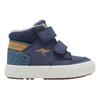 Sneaker KANGAROOS "KAVU PRIMO V", Gr. 21, k blau, safari party, Synthetik, Textil, sportlich, Schuhe, Warmfutter