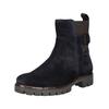 Stiefelette ARA "Ara Stiefelette Veloursleder", Damen, Gr. 39, blau, Veloursleder, casual, Schuhe