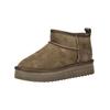 Stiefelette ARA "Ara Stiefelette Veloursleder", Damen, Gr. 43, beige (sesam), Veloursleder, casual, Schuhe