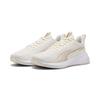 Laufschuh PUMA "FLYER LITE 3", Gr. 39, weiß (warm weiß, puma gold), Textil, sportlich, Schuhe