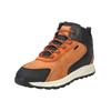 Schnürstiefelette GEOX "Geox Stiefelette Lederimitat/Textil", Herren, Gr. 40, schwarz (braun, schwarz), Lederimitat, Textil, casual, Schuhe