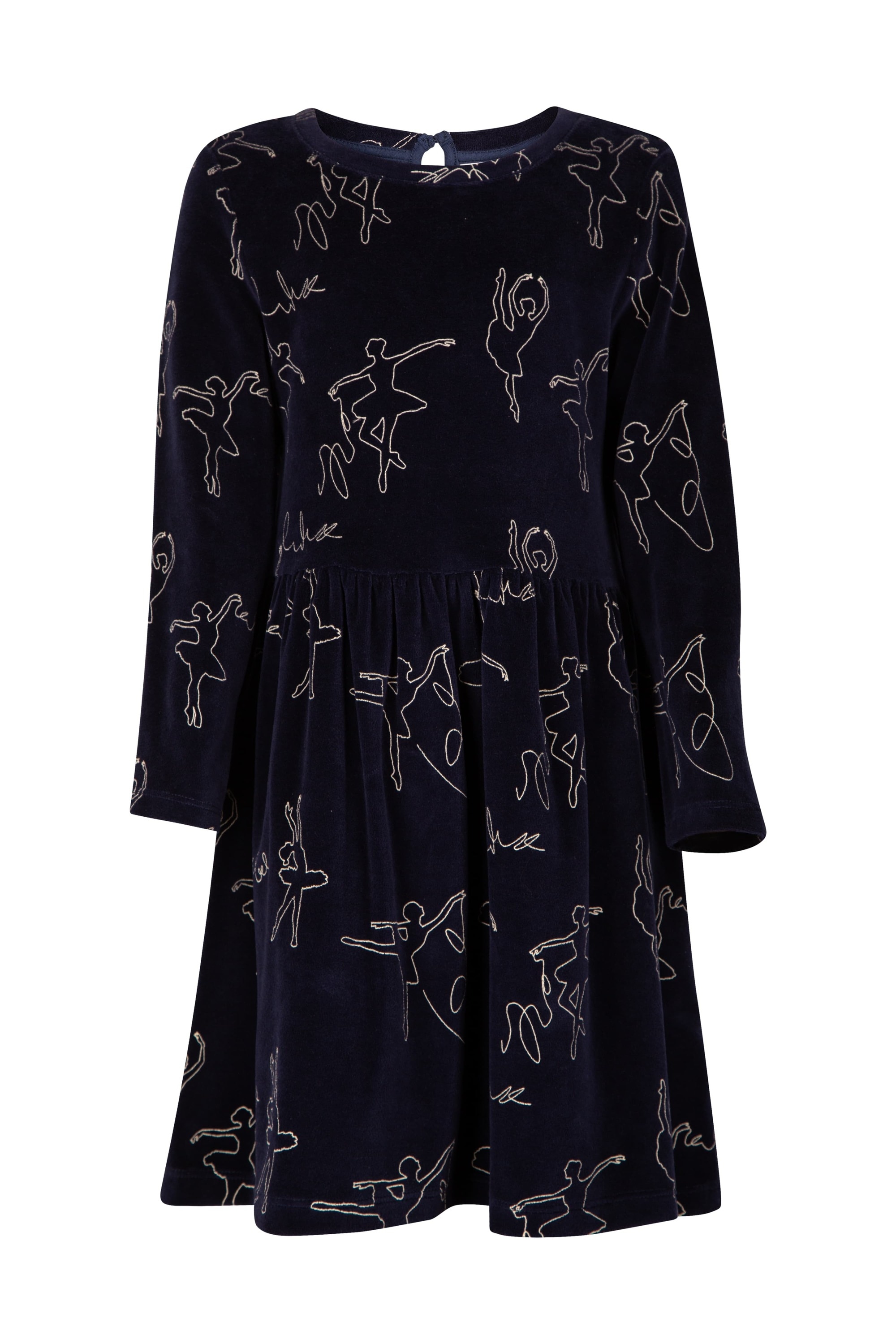 Sommerkleid HAPPY GIRLS "dress", Mädchen, Gr. 110, EURO-Größen, navy, Stoff, 100% Baumwolle, normal, Kleider Image