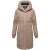 Wintermantel NAVAHOO "Domingaa 14", Damen, Gr. M (38), grau (taupe), Obermaterial: 100% Polyester, Futter 1: 95% Polyester, 5% Elasthan, Futter 2: 100% Polyester, Wattierung: 100% Polyester, Ärmelfutter: 100% Polyester, feminin, figurumspielend...