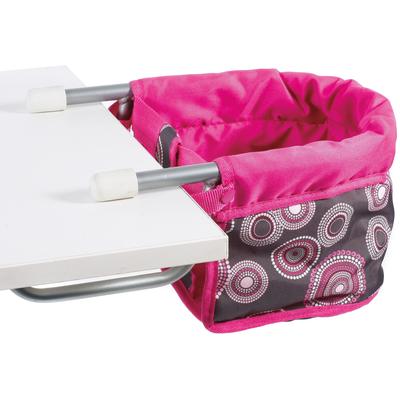 Puppen-Tischsitz CHIC2000, pink (hot pink), Puppenausstattungen, KinderB:42cm H:20cm T:42cm, Stahl, Kunststoff, Polyester, B:42cm H:20cm T:42cm Image