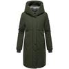 Wintermantel NAVAHOO "Domingaa 14", Damen, Gr. M (38), grün (olivgrün), Obermaterial: 100% Polyester, Futter 1: 95% Polyester, 5% Elasthan, Futter 2: 100% Polyester, Wattierung: 100% Polyester, Ärmelfutter: 100% Polyester, feminin, figurumspielend...