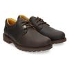 Schnürschuh PANAMA JACK "Panama 02", Herren, Gr. 46, braun (dunkelbraun), Nappaleder, used, klassisch, Schuhe, mit Lederinnenausstattung, Freizeitschuh, Halbschuh, Schnürschuh