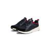 Sneaker TOMMY HILFIGER "MODERN COMFORT RUN OUTDOOR", Herren, Gr. 41, blau (dunkelblau), Leder, Synthetik, sportlich, Schuhe, Freizeitschuh, Schnürschuh im coolen Materialmix