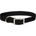 Personalized Black Single-Ply Dog Collar, Small