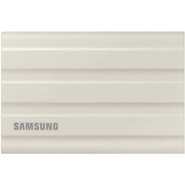 Samsung Externe Festplatte »T7 Shield« beige 2000 GB, 8.6x5.7x1.25 cm