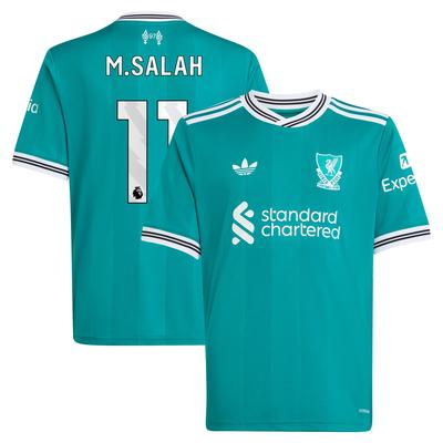 Liverpool adidas Ausweichtrikot 2025-26 - Kinder mit Aufdruck M.Salah 11 Image