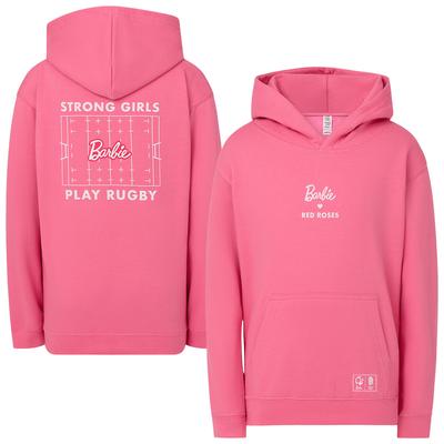 Red Roses x Barbie Strong Mädchen Hoodie – Pink – Junioren Image