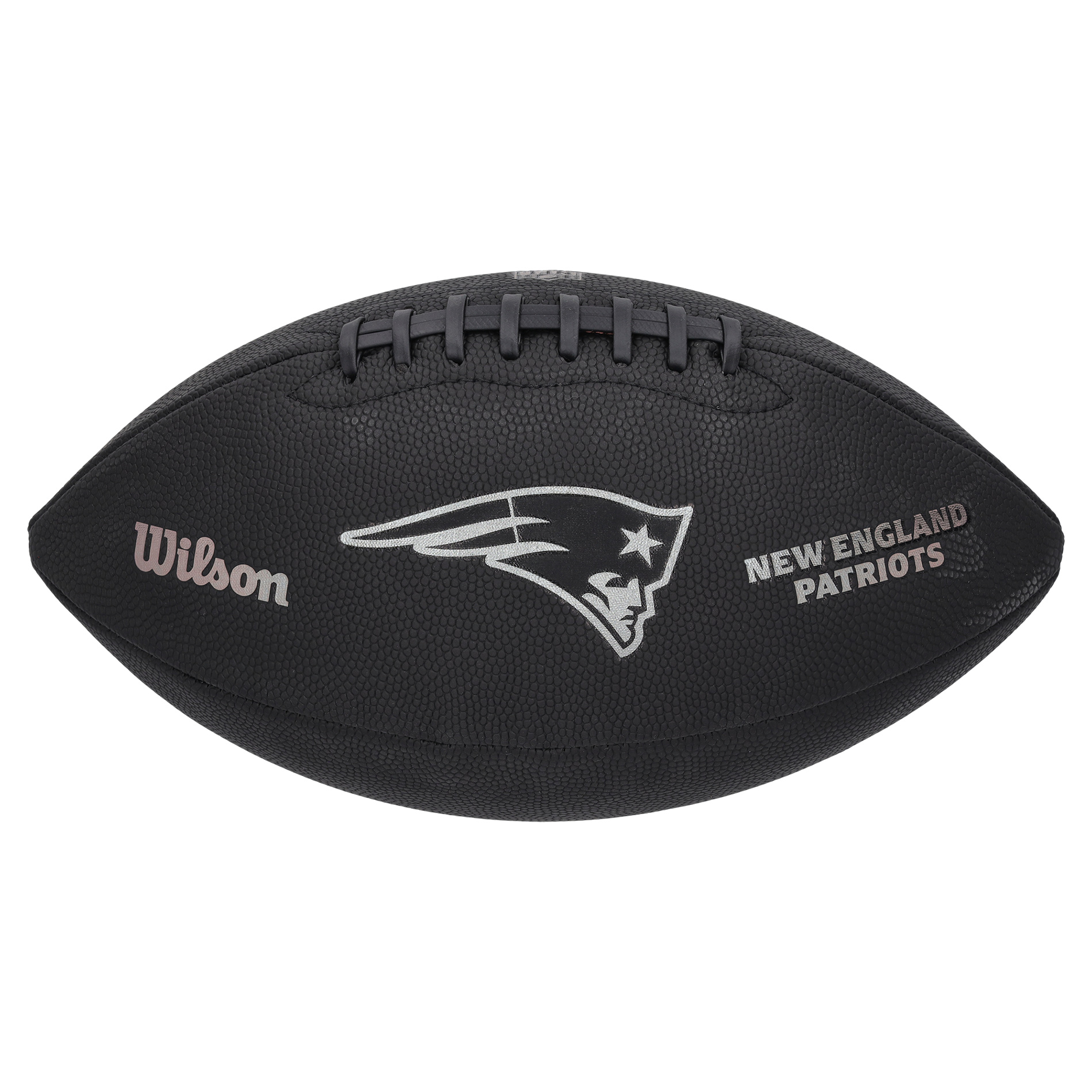 New England Patriots Wilson Schwarz-Metallic-Ball für den Garten Image