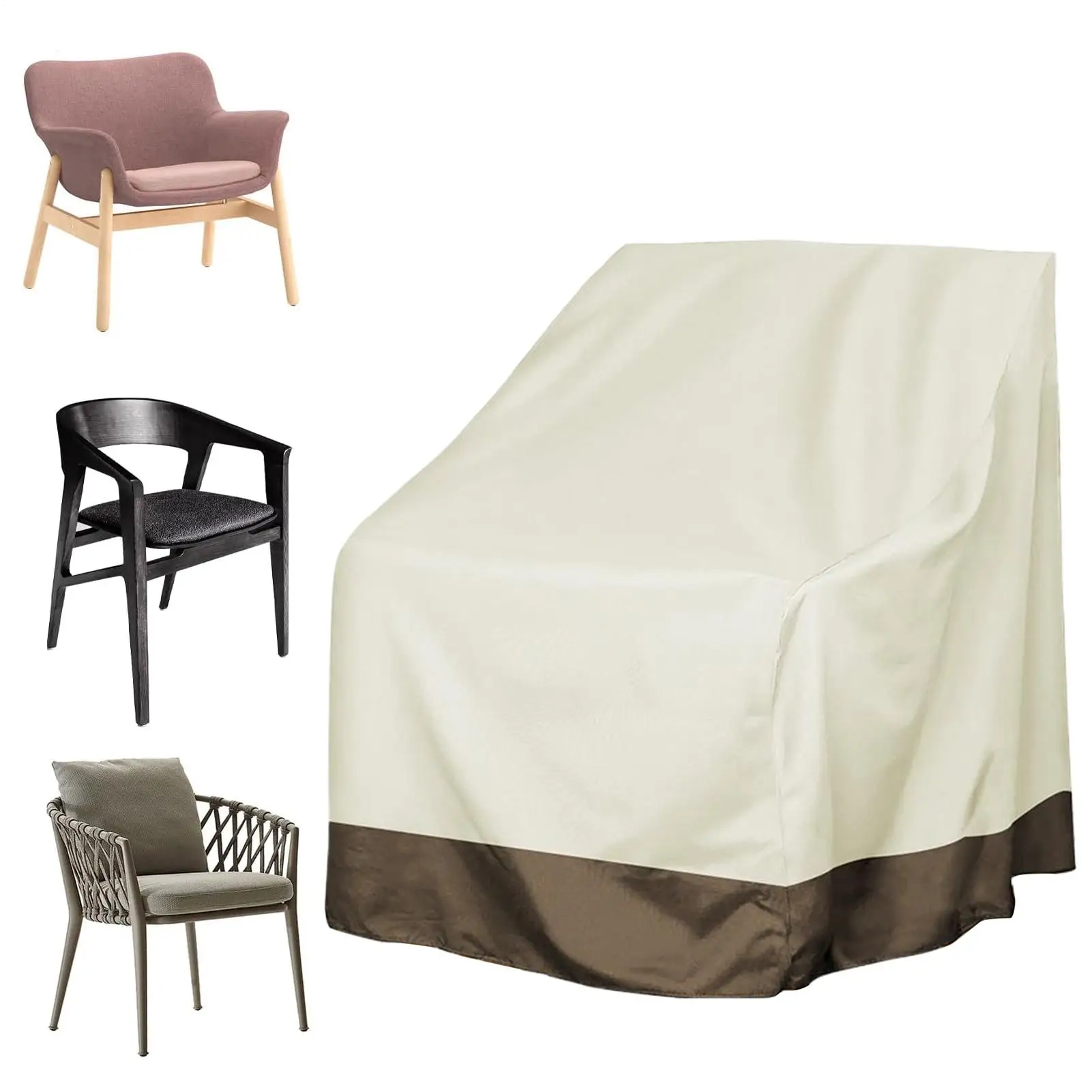 Staubschutzhüllen für den Außenbereich, staubdicht, Möbelschutz, robust, für Schaukelstuhl, Garten, Terrasse, Möbel, Schutzabdeckung Image