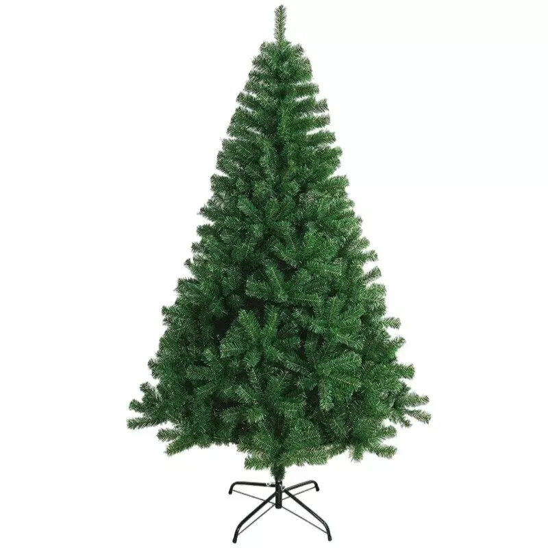 Albero di Natale artificiale. Albero artificiale di Natale economico, albero in foglie PET, albero di Natale verde, 60 cm 90 cm 150 cm 180 cm 210 cm Albero economico Decorazione della casa, giardino,