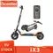 Scooter elettrico pieghevole iScooter iX3, pneumatici tubeless pneumatici fuoristrada da 10 pollici, motore da 800 W, batteria 48 V 10 Ah, velocità massima 40 km/h