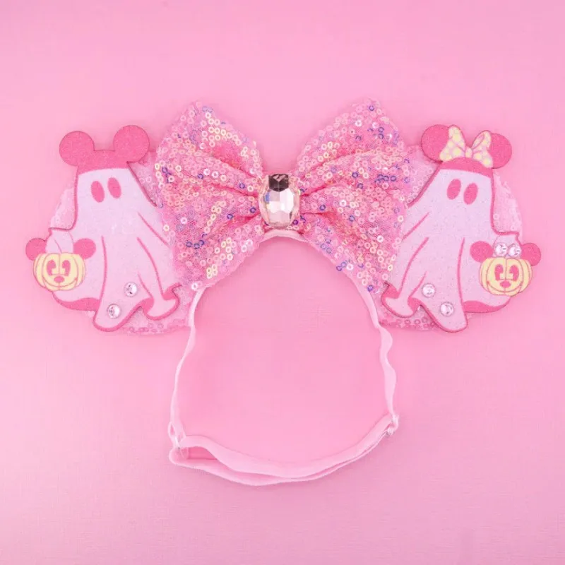 Disney Halloween Mickey Stirnbänder Geister Kürbis Kopfschmuck Halloween Geburtstag Mickey Haarschmuck Party Party Dekoration Image