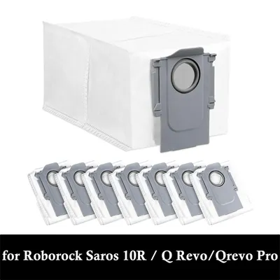 Vacuum Cleaner Bags for Roborock Saros 10R / Q Revo/Qrevo Pro/Qrevo MaxV/Qrevo Curv/Qrevo Master / S8 MaxV Ultra / S8 Max Ultra