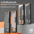Tastiera meccanica wireless al 65% Bluetooth Dual Mode Hot-Swap Ziyoulang K68 Mini tastiera Interruttore rosso a 68 tasti per PC/IPhone iPad