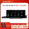 RHD 12.3 pollici Android Touch Screen Per Audi A6 A6L A7 2012 - 2019 Accessori Auto Carplay Monitor Multimediale Auto Radio Player