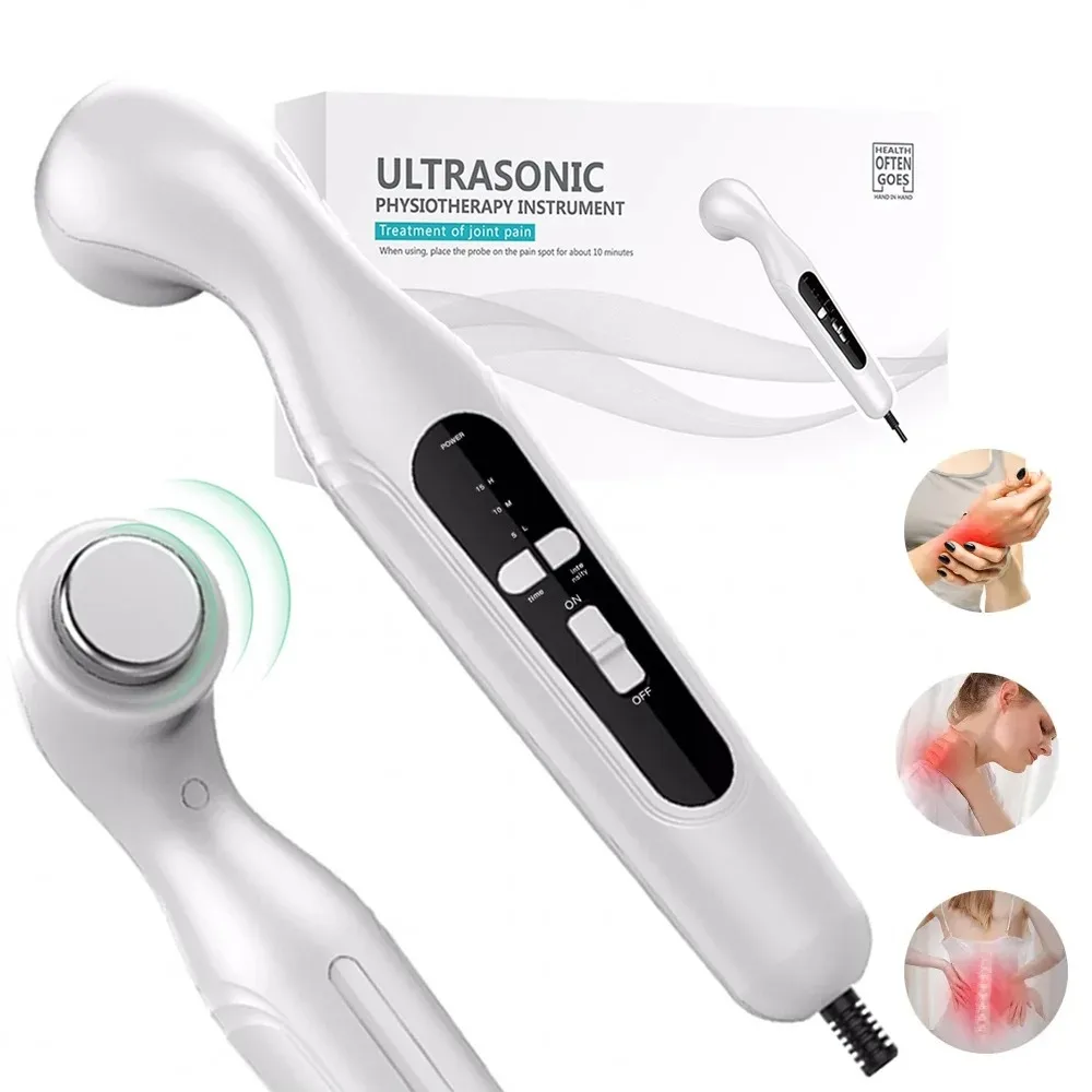Tragbare Schmerzlinderungsgeräte Therapeutische Physiotherapieausrüstung Ultraschallgerät für Arthritis Physiotherapie Körpermassagegerät Image