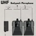 TOP UHF Cuffie wireless Trasmettitore per microfono Ricevitore Microfono lavalier Trasmettitore per bodypack per insegnare le prestazioni dal vivo