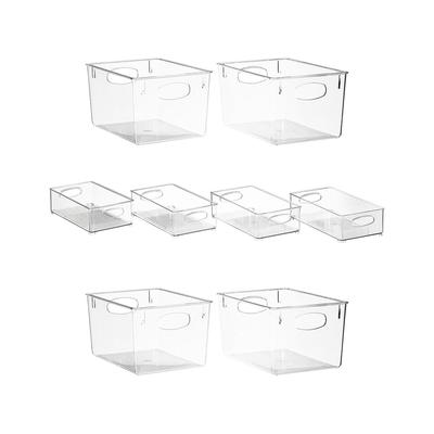 Sorbus Clear Fridge Organizer Bins (Set Of 8)