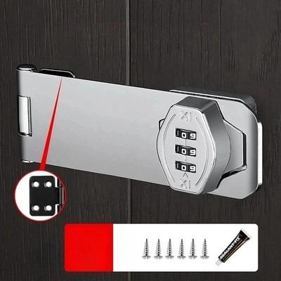 Combination Lock for Wooden Cabinet 3-Digit Password Code Hasp Latch Lock Twist Knob Drawer Cupboard Locker Gun-Safe Closet Box