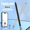 2 in1 Universal Touch Pen For iPad Android Smart Phone Android Stylus For Tablet Pencil Capacitive Stylus Double Dual Silicone