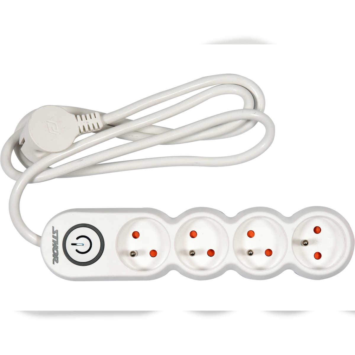 Steckdosenleiste 1,5m mit Schalter 4-Fach Image