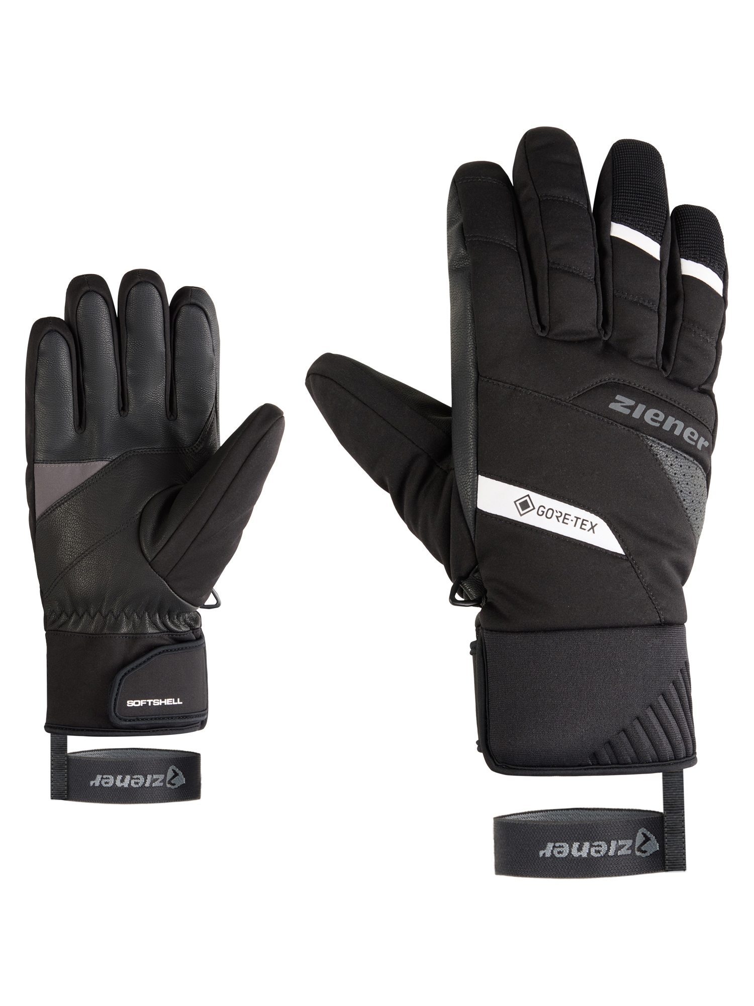 Skihandschuhe ZIENER "GOKONI-Z GTX PR glove man", Herren, Gr. 10.5, schwarz, Materialmix, Handschuhe Image