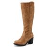 Weitschaftstiefel LASCANA, Damen, Gr. 38, XL-Schaft, braun (camelfarben), Obermaterial: 100% Lederimitat. Futter: 100% Textilmaterial. Decksohle: 100% Textilmaterial. Laufsohle: 100% Synthetik, elegant, Schuhe Weitschaftstiefel...