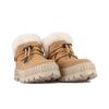 Winterboots PALLADIUM "PALLASHOCK LO HIVER", Damen, Gr. 41, irish braun, Leder, sportlich, Schuhe, Winterschuhe, Winterstiefel, Snowboots, wasserabweisend & gefüttert